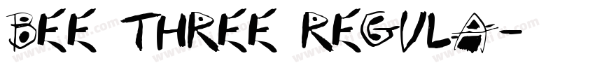 Bee Three Regula字体转换